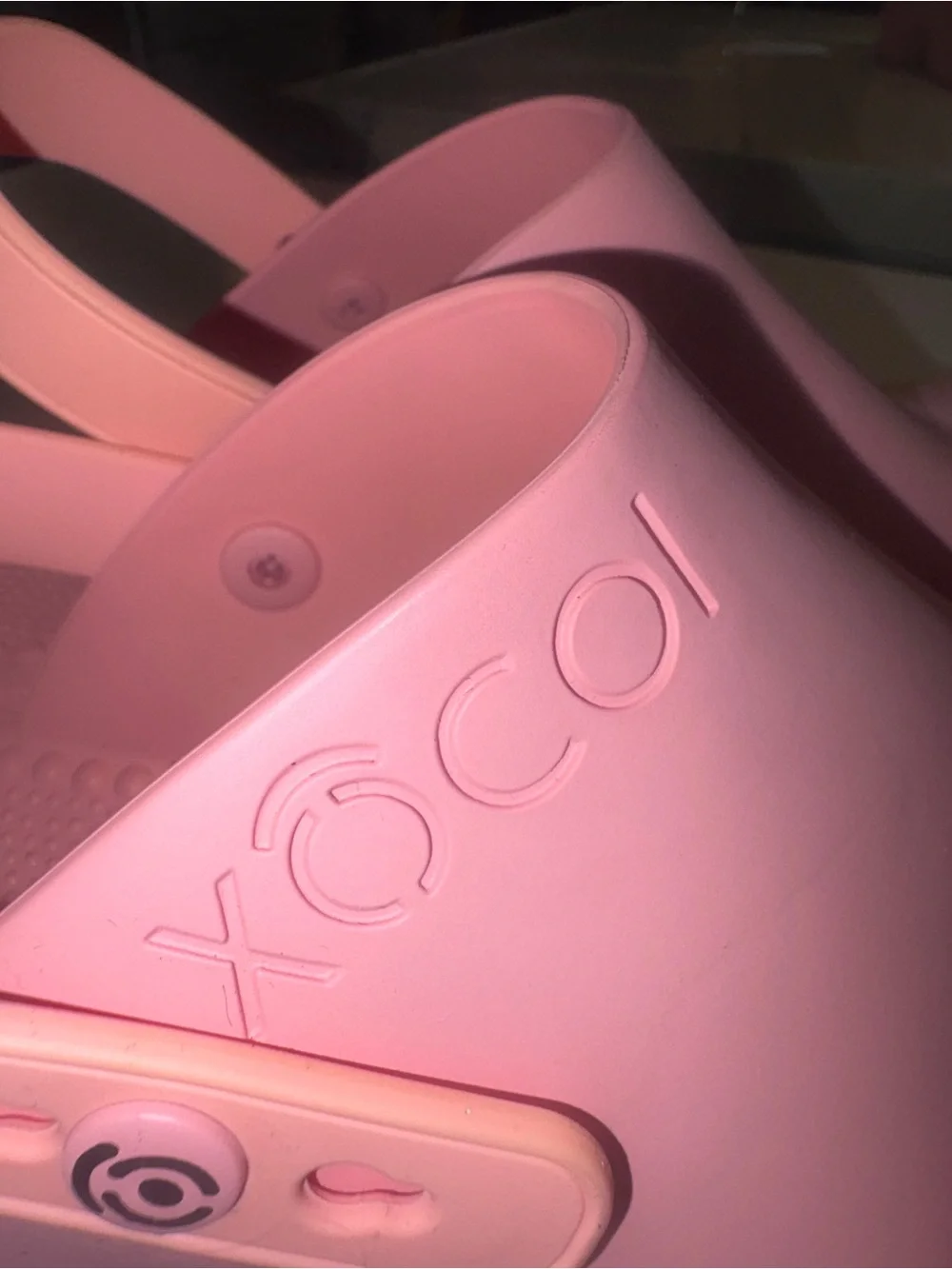 Platform Clog Sandals in Pink